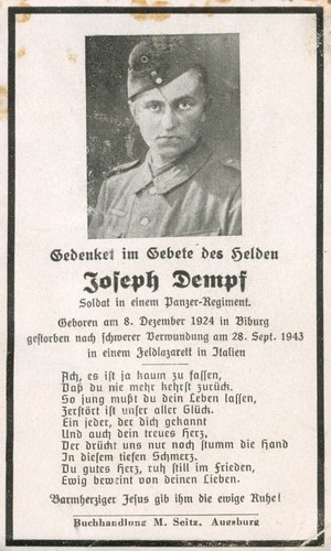 Wk2 sterbebild deathcard - sterbebild,