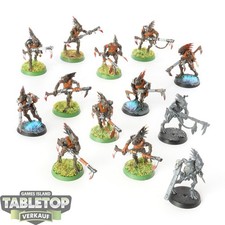 Tau Empire - 12 x Kroot Carnivores klassisch - teilweise bemalt