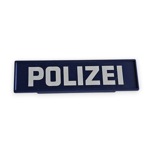 Playmobil polizei schild logo - schild,