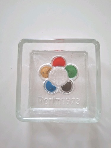 Seltene eckige glasschale - eckige,