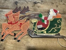 VINTAGE Weihnachtsmann Rentier