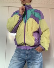 True Vintage 90er Trainingsjacke Shamp Gr. S Colorblocking  Ballonseide unisex
