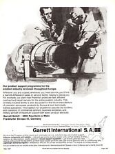 3w23022/ Alte Reklame aus 1967 – GARRETT International S.A. - Geneva – Swizerlan