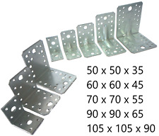 Winkelverbinder verzinkt mit o. ohne Steg Lochwinkel Bauwinkel Holzverbinder ETA