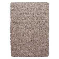 Einfarbig Hochflor Teppich