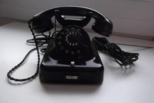 Krone Wählscheibentelefon - Telefon - W48  - vintage 12/61  - Bakelit - Original