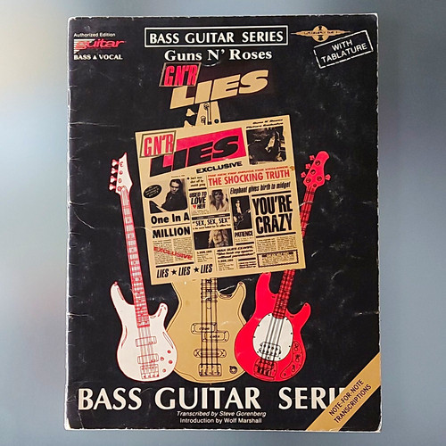 Noten bass vocal guns n - bass, &