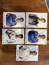 5 Schalke Autogrammkarten