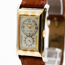 Rolex Prince Doctors Watch Tiger Stripe/Zebra Gelbgold Weißgold Handaufzug 1930