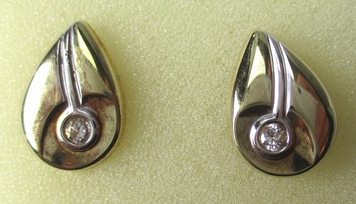 Elegante 333er gold ohrringe - 333er,