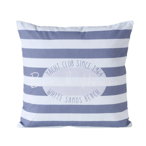 Kissen 45x45 blau beach - blau, "beach