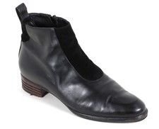 Stiefeletten Blogger Halbschuhe Granny Ankle Boots Vintage Leder Bamar 38