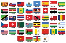 5 - 30 cm Flaggen breit