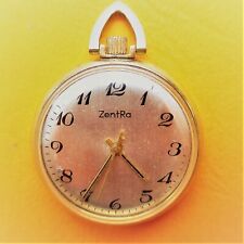HERREN TASCHENUHR, ZENTRA, kl. Frackuhr, Ankerhemmung, gute Funktion, ca. 1980