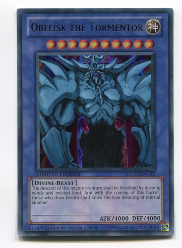 Obelisk the - yu-gi-oh!,