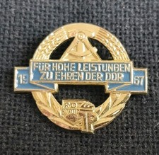 Abzeichen DDR: Für hohe