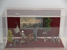 Vitrine diorama soldaten - diorama,