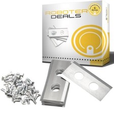 Longlife 0,75 mm Messer, Rasierklingen, Ersatzmesser m. Schrauben für alle Kress