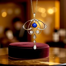 Halskette Anhänger vergoldet