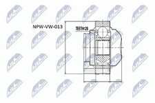 Gelenksatz Antriebswelle NTY