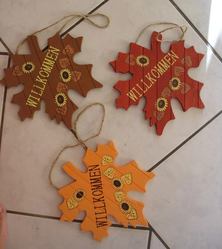Herbst deko ahornblatt - deko,