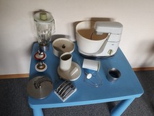 Braun Küchenmaschine KM 32 816993 mit Mixer Schnitzler Rührschüssel 