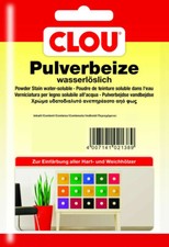 Clou Pulverbeize Wasserbeize Holzbeize Beize Hartholz Weichholz 24 Farbtöne