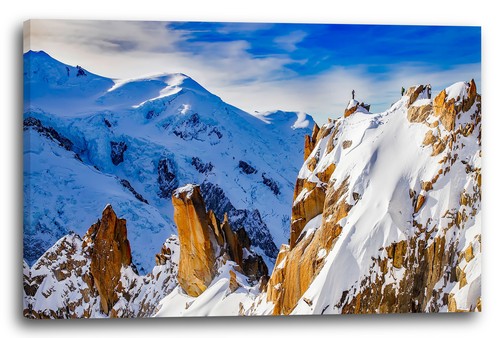 Wandbild berg mit - wandbild,