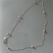 Halskette 925 Silber, Hauchfein, 2 g, 36 cm