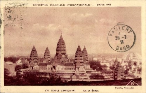Paris kolonialausstellung - ak, paris,