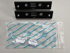 1x Schüco 229229 Rundbolzen- Schließbleche o. Endkappen Haustür, braun, unben.