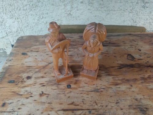 Erzgebirge holz bauern paar 2 - bauern,