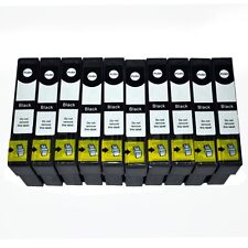 10 schwarze Tinte Patronen für Epson Stylus SX-230 SX420W SX425w SX430W SX435W