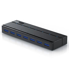 Primewire aktiver USB 7-Port Hub Verteiler - USB 3.2 Gen1 Aluminium Schwarz