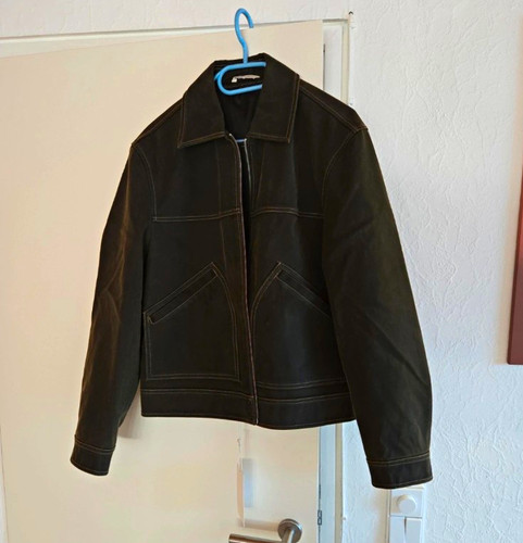Zara herren lederjacke braun - herren,