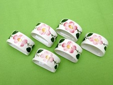 Villeroy & Boch Wildrose . 6 Serviettenringe  / WIE NEU /  . V&B