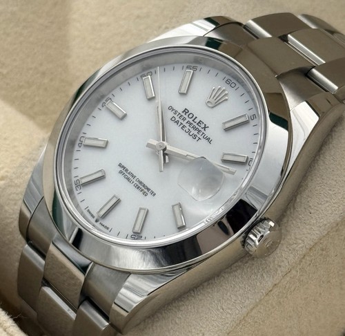 Rolex datejust 41mm silver - datejust,