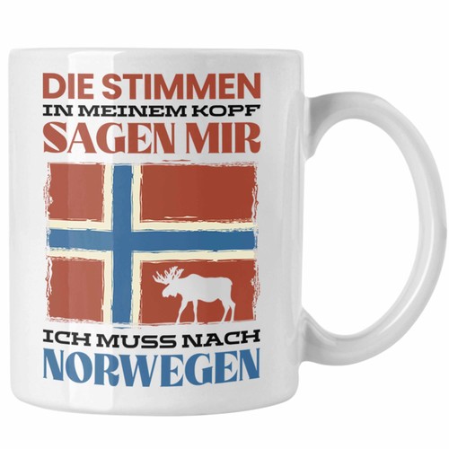 Norwegen geschenke tasse - norwegen,