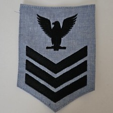 US Navy Petty Officer Uniform Dienstgradabzeichen Rangabzeichen Aufnäher Patch