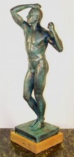 DAS EHERNE ZEITALTER, MODERN ART Bronze, signiert RODIN
