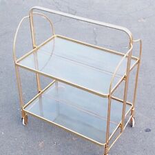 Seltener 70er SERVIERWAGEN Bremshey Dinett Ära TEEWAGEN Plexiglas 