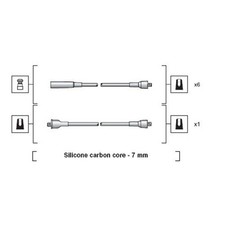 Zündleitungs-Satz für Ford