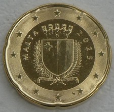 20 Cent Kursmünze Malta 2025