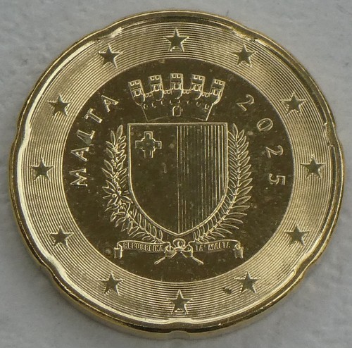 Cent kursmünze malta - 20,