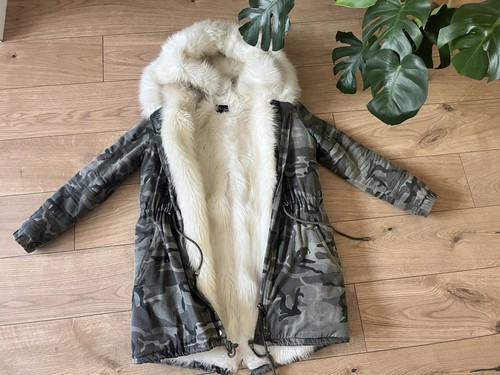 Camouflage parka fell - m,