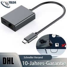 LAN Adapter USB C auf Ethernet für Waipu TV Stick Chromecast Google TV Laptop