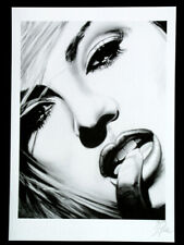 AKT NUDE Pin up NO. 726 EROTIK Bild EROTIC Print Art Kunst Grafik Graphic sign.