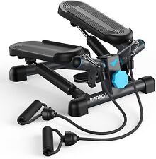 MERACH 2-in-1 Mini Stepper für Zuhause, Up-Down Swing Stepper mit Power Ropes