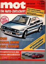Zeitschrift MOT Auto Journal #9 von 1983 BMW 4er Coupe VW Passat Ascona BX16  