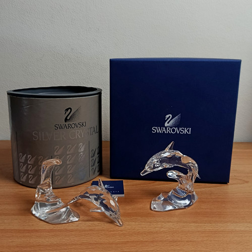 Swarovski kristall delfin - 2,